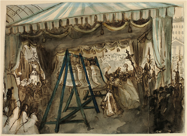 康斯坦丁·盖伊（Constantin Guys）-研究，1856年作品