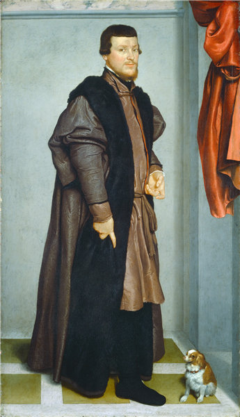乔凡尼·巴蒂斯塔·莫罗尼（Giovanni Battista Moroni）-吉安费德里科Madruzzo酒店 1560年油画