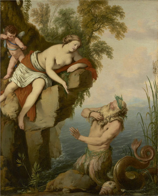 劳伦·德拉·海尔（Laurent de La Hyre）--格劳克斯和希拉，1640年至1644年法国油画
