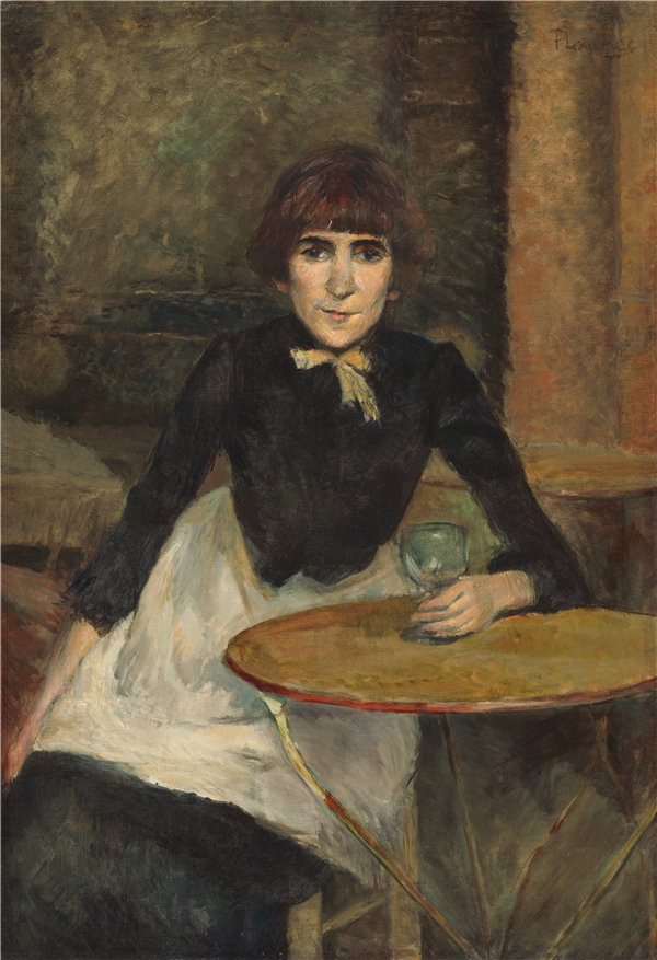 亨利·德·图卢兹-劳特雷克(Henri de Toulouse-Lautrec)-巴士底狱(珍妮·温兹)1888年作品