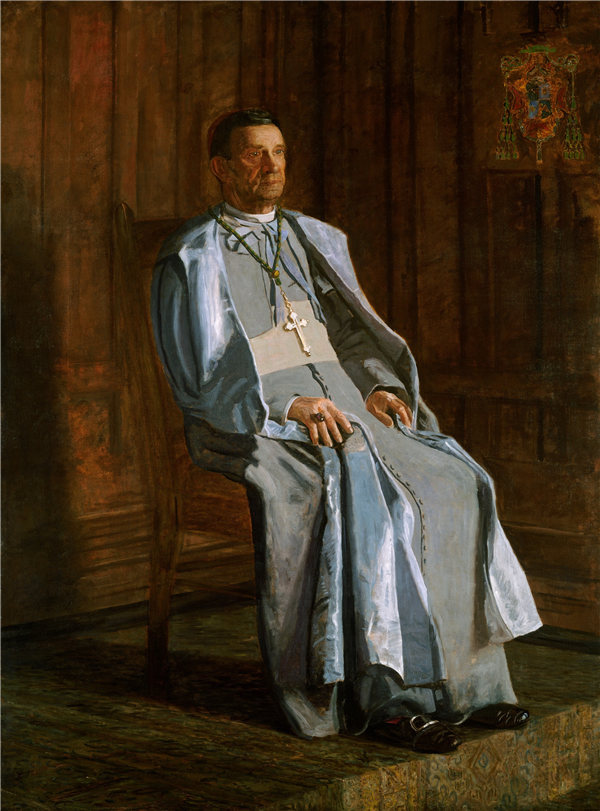 托马斯·埃金斯（Thomas Eakins）–迪奥梅德·法尔科尼奥大主教 1905年油画