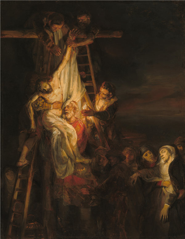 伦勃朗·范·瑞恩（Rembrandt van Rijn）-十字架的血统1650年油画