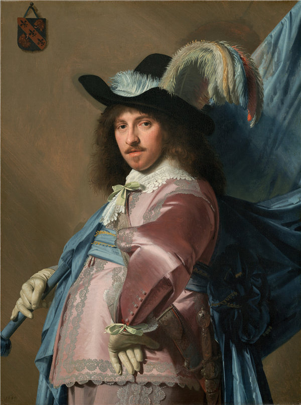 约翰尼斯·科尼利斯·韦斯普朗克(Johannes Cornelisz Verspronck) -安德里斯·斯蒂尔(Andries Stilte) 1640年油画
