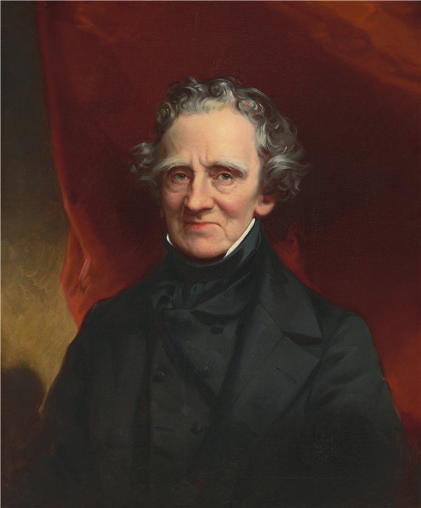 托马斯·萨利（Thomas Sully）-自画像 1850年油画