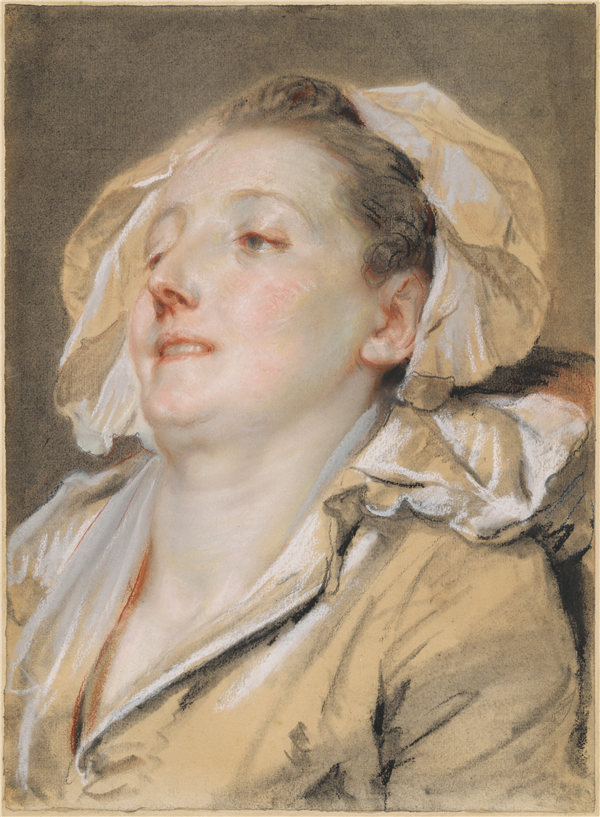 让-巴蒂斯特·格鲁兹（Jean-Baptiste Greuze）-亲爱的母亲 1765年高清作品