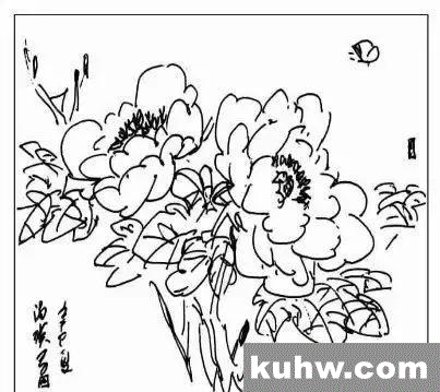 图文教程:写意牡丹的章法