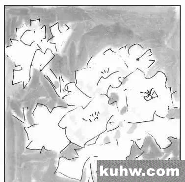 图文教程:写意牡丹的章法