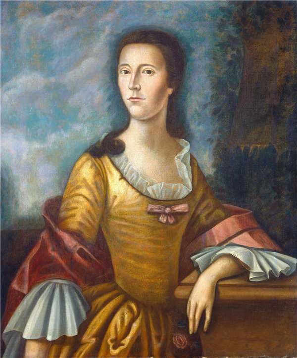 本杰明·韦斯特（ Benjamin West） –玛丽·伯特（Mary Bethel Boude）（塞缪尔·布德（Samuel Boude）夫人）1755年油画