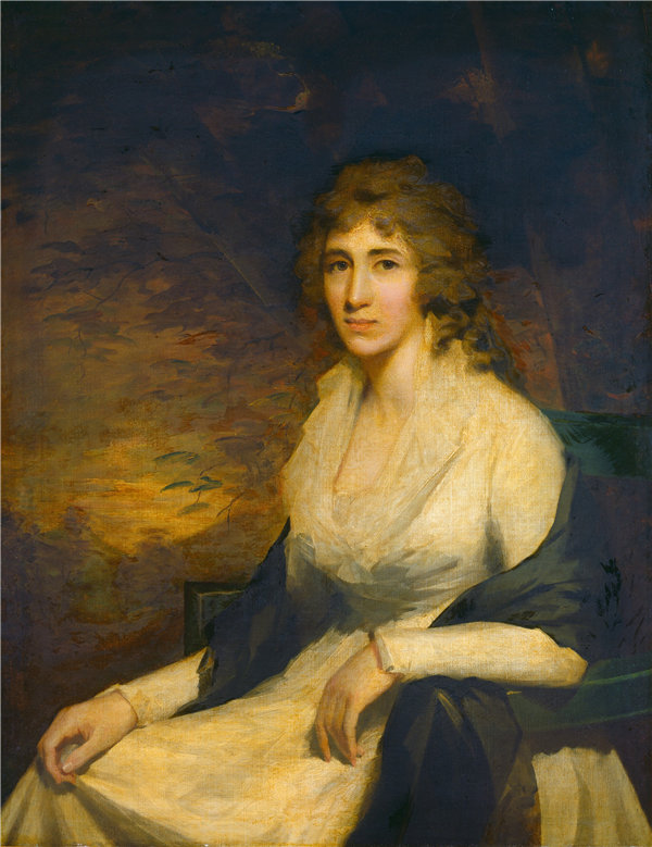 亨利·雷本（Henry Raeburn）-乔治·希尔夫人 1790年油画