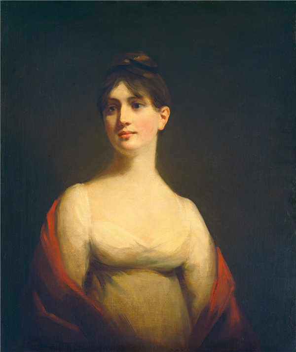亨利·雷本（Henry Raeburn）-戴维森·里德小姐 1800年油画