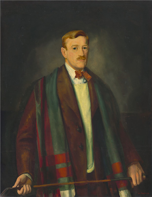 乔治·贝洛斯（George Bellows）-切斯特·戴尔（Chester Dale）1922年油画