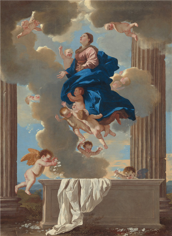 尼古拉斯·普桑（Nicolas Poussin）-圣母升天 1630年油画