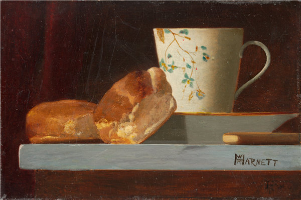 约翰·弗雷德里克·佩托（John Frederick Peto）-早餐 1890年油画
