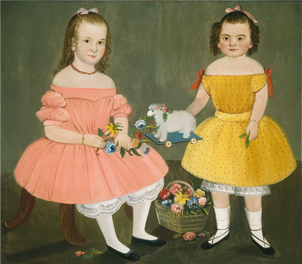 威廉·马修·普里尔（William Matthew Prior）-光泽姐妹 1854年油画