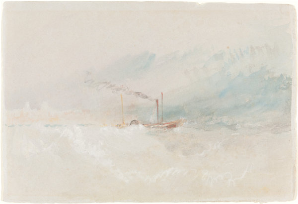 约瑟夫·马洛德·威廉·特纳(Joseph Mallord William Turner)-多佛出发的包船 1836年油画