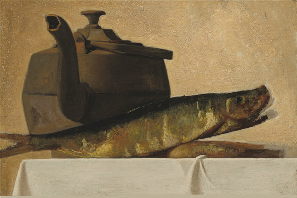 约翰·弗雷德里克·佩托（John Frederick Peto）-英式早餐 1890年油画
