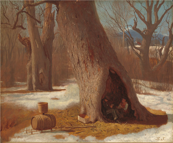 伊士曼·约翰逊（Eastman Johnson）-特鲁安人 1870年油画