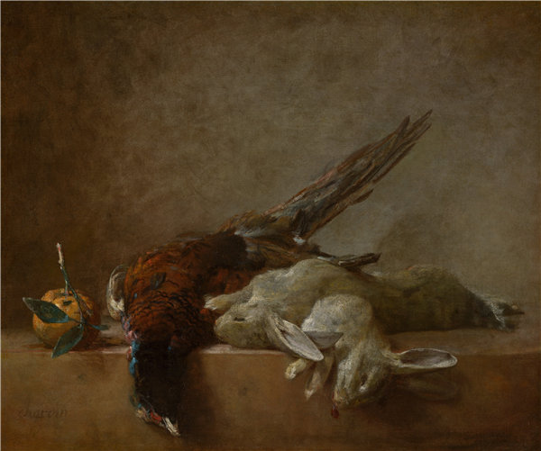 让·西蒙·查丁（Jean Siméon Chardin）-静物与游戏 法国油画