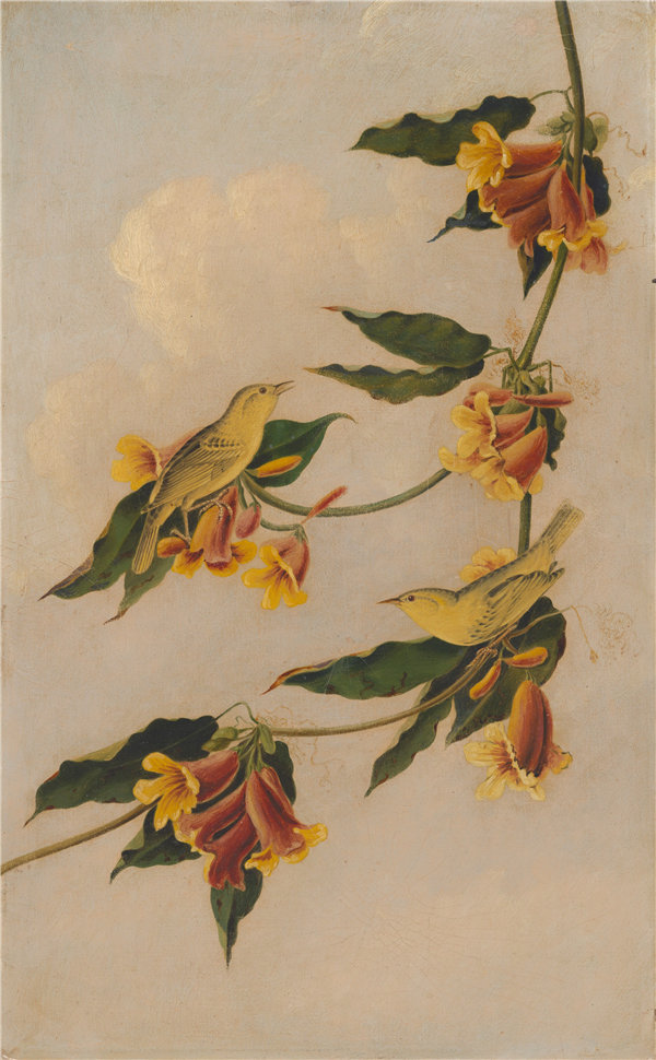 约瑟夫·巴塞洛缪·基德（Joseph Bartholomew Kidd）-黄莺 1830年油画