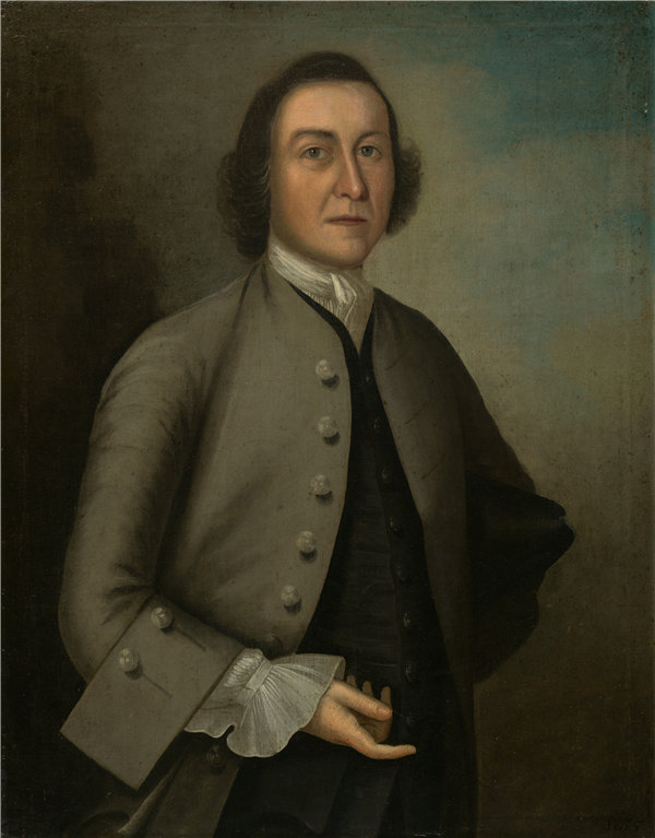 约瑟夫·巴杰（Joseph Badger）-威廉·福斯特博士 1755年油画