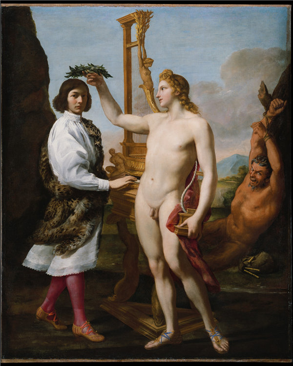 安德里亚·萨基（Andrea Sacchi）-Marcantonio Pasqualini（1614–1691）加冕为阿波罗 1641年油画
