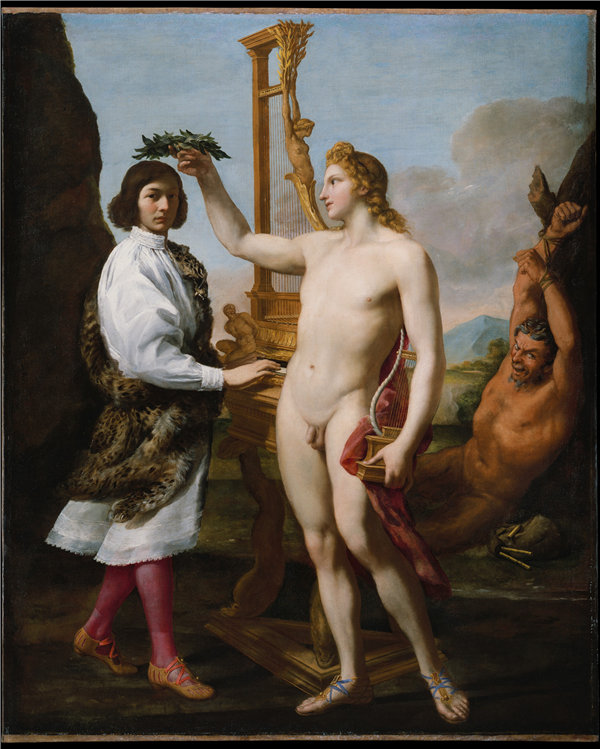 安德里亚·萨基(Andrea Sacchi)-Marcantonio Pasqualini(1614–1691)加冕为阿波罗 1641年油画