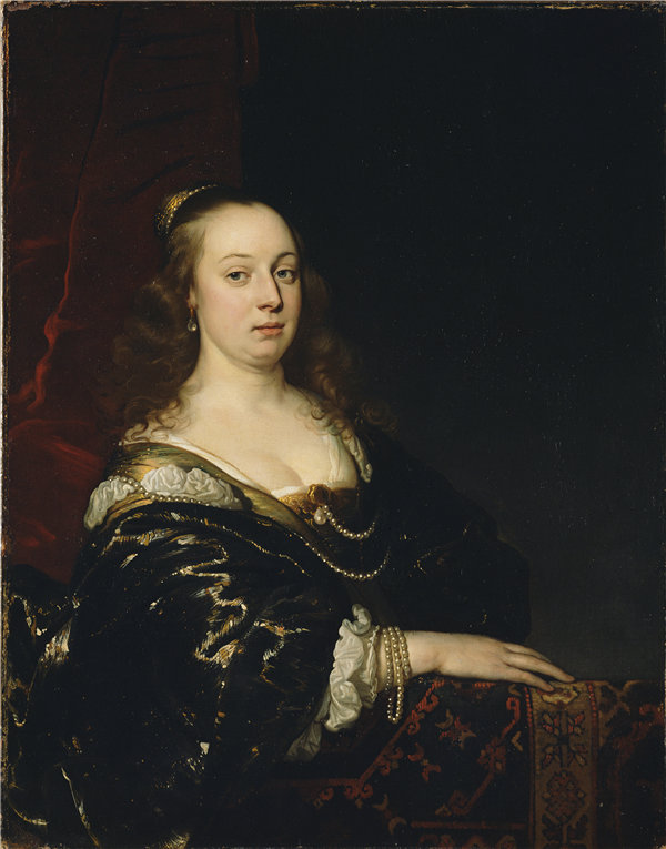 雅各布·阿德里亚恩斯·贝列沃伊斯（Jacob Adriaensz Bellevois）-荷兰 女人的画像作品