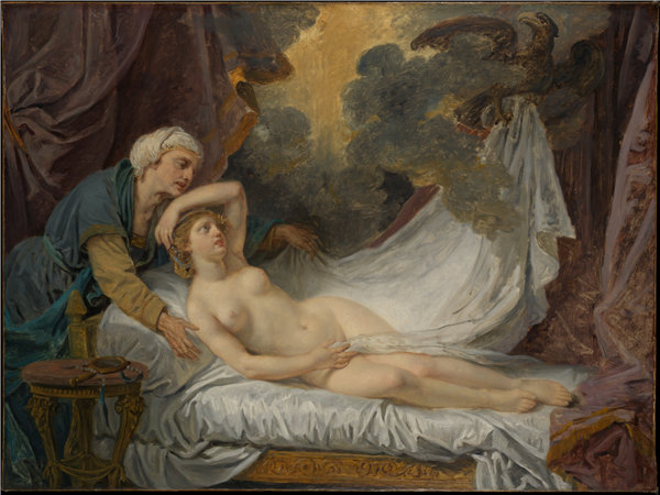让-巴蒂斯特·格鲁兹（Jean-Baptiste Greuze）-木星访问埃伊纳岛油画