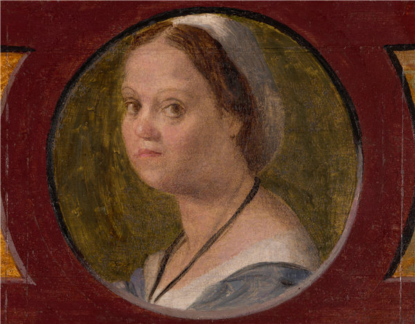 安德里亚·德尔·萨托（Andrea del Sarto）-多梅尼科·达·甘巴西的妻子，1525年油画