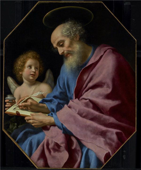 卡洛·多尔奇（Carlo Dolci）-圣马太福音，意大利，约1670年作品
