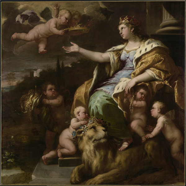 卢卡·佐丹奴(Luca Giordano)-宽宏寓言,意大利 约1670年油画