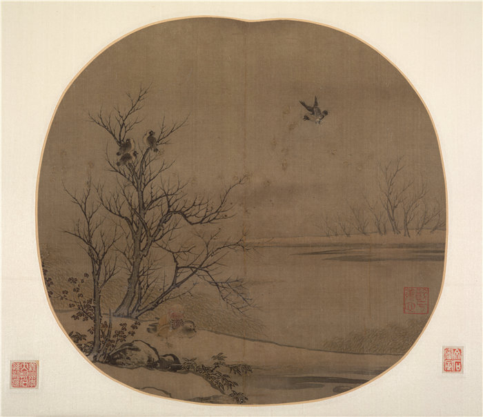 中国宋朝画家-《鸟和鸭子》高清作品