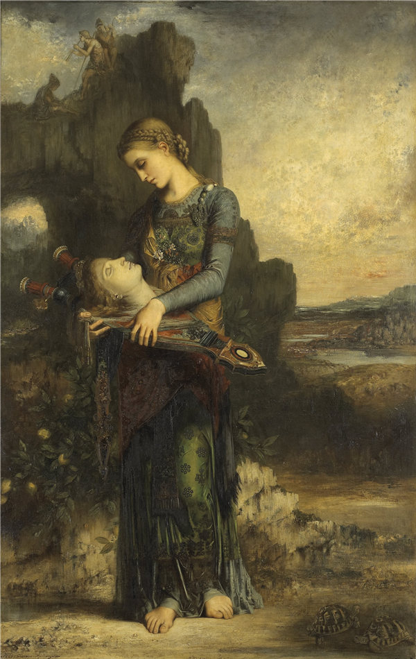 法国画家古斯塔夫·莫罗（Gustave Moreau)-Orpheus油画高清下载