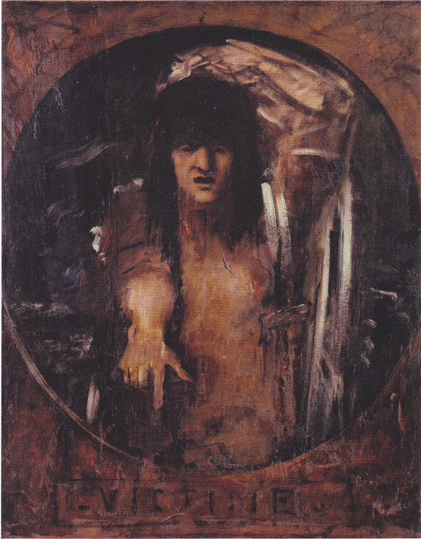 法国画家古斯塔夫·莫罗（Gustave Moreau)-Victim油画高清下载