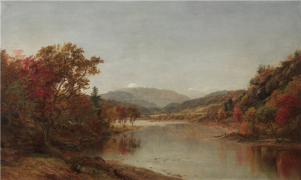 贾斯珀·F·克罗普赛（Jasper F. Cropsey）-华盛顿山，新罕布什尔州，1870 年油画