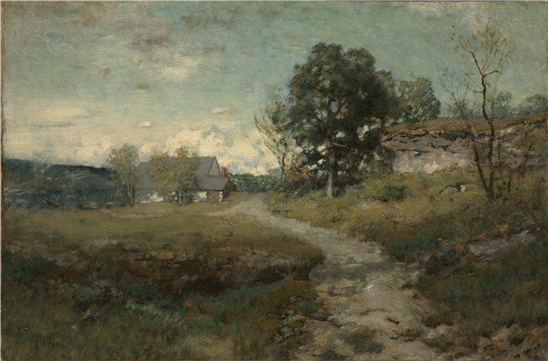 亚历山大·H·怀亚特（Alexander H. Wyant)-阿克维尔景观油画