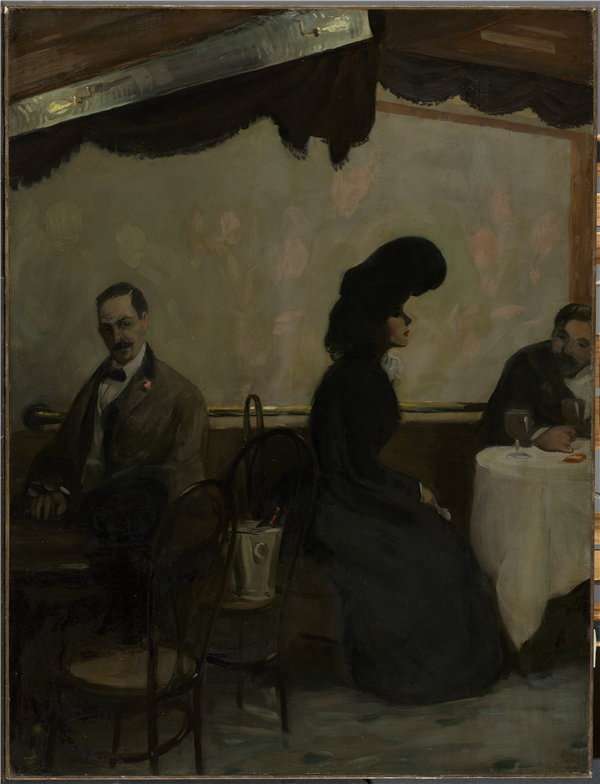 约翰·斯隆（John Sloan）-拉特斯凯勒，1901年油画高清下载