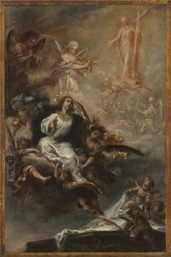 胡安·德·巴尔德斯·莱尔（Juan de Valdés Leal）-为“圣母升天”。1670年油画