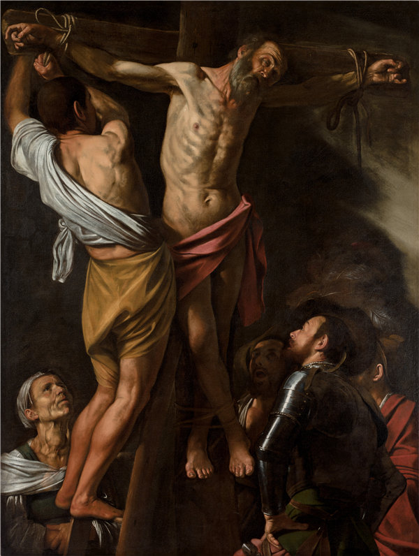 卡拉瓦乔（Caravaggio）-圣安德鲁受难，1606 意大利高清油画