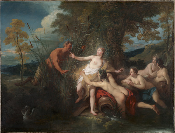 让·弗朗索瓦·德·特洛伊（Jean François de Troy）-平底锅和注射器，1720年 法国油画