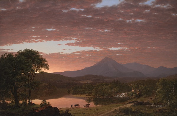 弗雷德里克·埃德温·丘奇 (Frederic Edwin Church),美国-克塔登油画