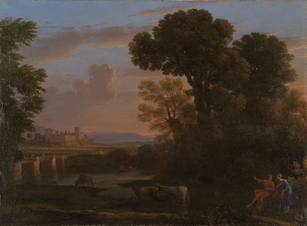 克劳德·洛兰（Claude Lorrain）-田园风光 法国 1648年油画