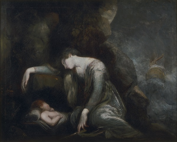 亨利·福塞利(Henry Fuseli),瑞士-Danaë 和 Perseus 在 Seriphos油画