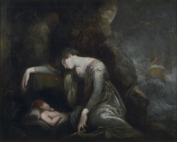 亨利·福塞利(Henry Fuseli)，瑞士-Danaë 和 Perseus 在 Seriphos油画