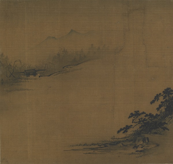 宋代阎次平（约1164年—1181年）-《雾中河景》