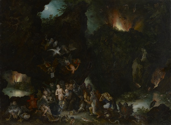 扬·布鲁格赫尔（ Jan Brueghel The Elder） –圣安东尼的诱惑油画