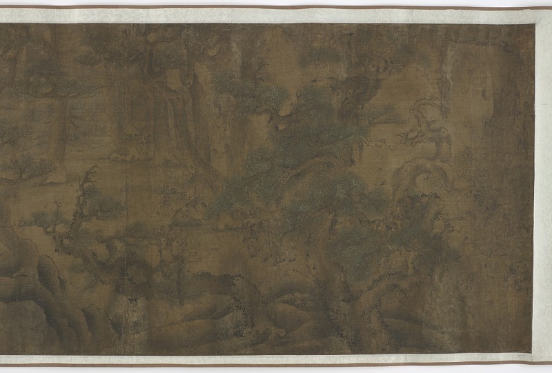 明代画家作品-《有松树的风景》1