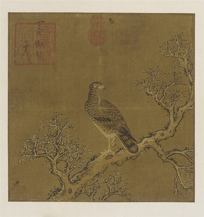 宋代徽宗-《树枝上的鹰》