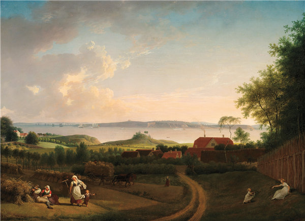 延斯·尤尔（Jens Juel）--风景的声音， 1800年 丹麦油画