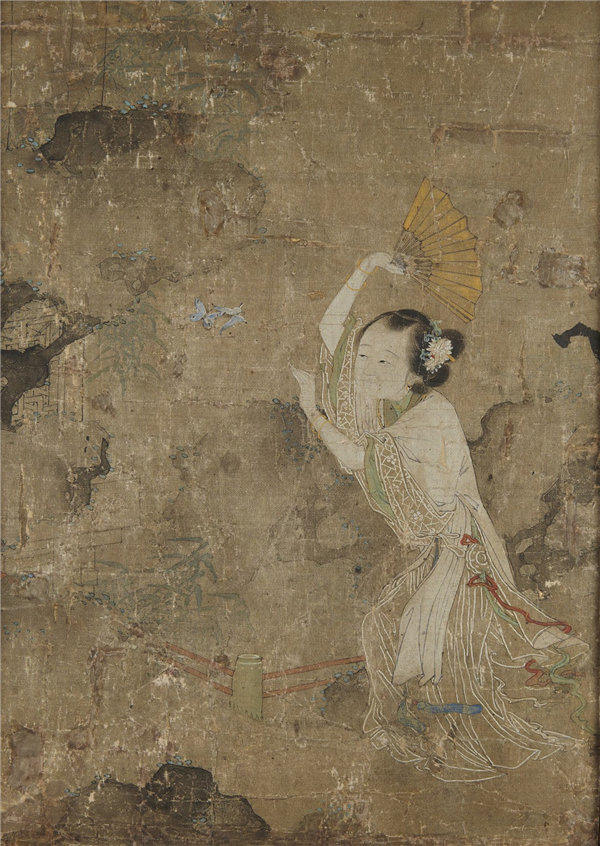 中国-追逐蝴蝶的女人 17世纪作品高清下载